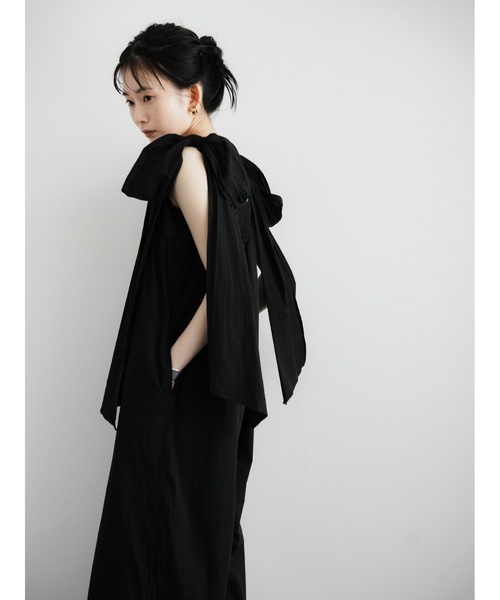 Katrin TOKYO(カトリーントーキョー)の「cotton wash all-in-one(つなぎ/オールインワン・レディース・ブラック/イエロー/ブルー系・XS/S/M)」の2枚目の写真