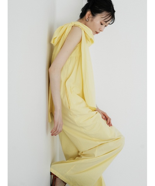 Katrin TOKYO(カトリーントーキョー)の「cotton wash all-in-one(つなぎ/オールインワン・レディース・ブラック/イエロー/ブルー系・XS/S/M)」の6枚目の写真