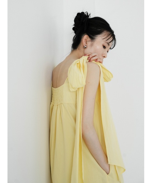 Katrin TOKYO(カトリーントーキョー)の「cotton wash all-in-one(つなぎ/オールインワン・レディース・ブラック/イエロー/ブルー系・XS/S/M)」の7枚目の写真