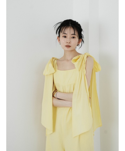 Katrin TOKYO(カトリーントーキョー)の「cotton wash all-in-one(つなぎ/オールインワン・レディース・ブラック/イエロー/ブルー系・XS/S/M)」の8枚目の写真