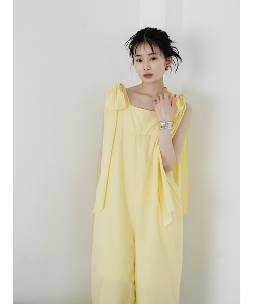 Katrin TOKYO(カトリーントーキョー)の「cotton wash all-in-one(つなぎ/オールインワン・レディース・ブラック/イエロー/ブルー系・XS/S/M)」の9枚目の写真