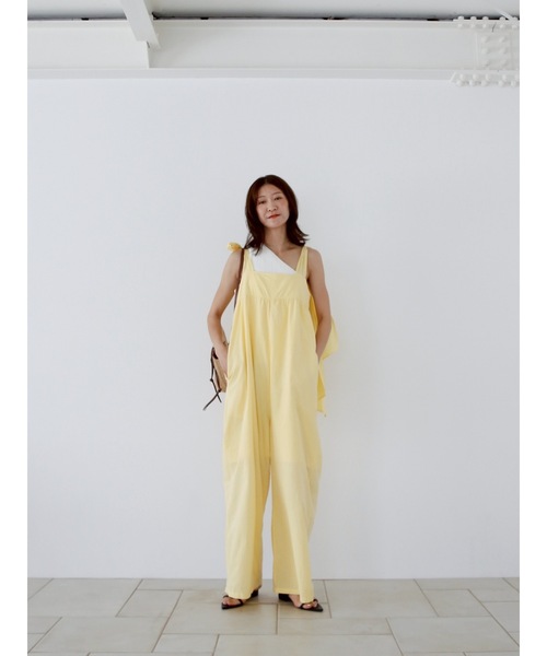 Katrin TOKYO(カトリーントーキョー)の「cotton wash all-in-one(つなぎ/オールインワン・レディース・ブラック/イエロー/ブルー系・XS/S/M)」の12枚目の写真