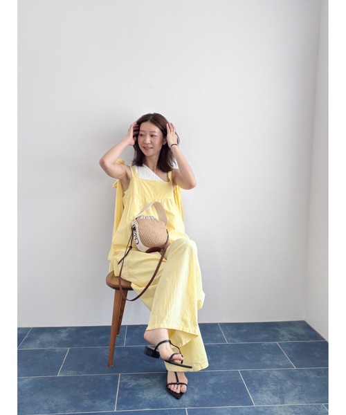 Katrin TOKYO(カトリーントーキョー)の「cotton wash all-in-one(つなぎ/オールインワン・レディース・ブラック/イエロー/ブルー系・XS/S/M)」の14枚目の写真