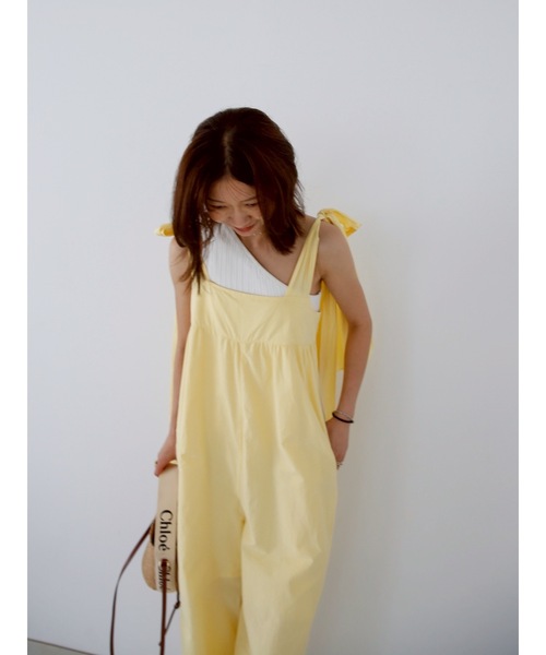 Katrin TOKYO(カトリーントーキョー)の「cotton wash all-in-one(つなぎ/オールインワン・レディース・ブラック/イエロー/ブルー系・XS/S/M)」の15枚目の写真