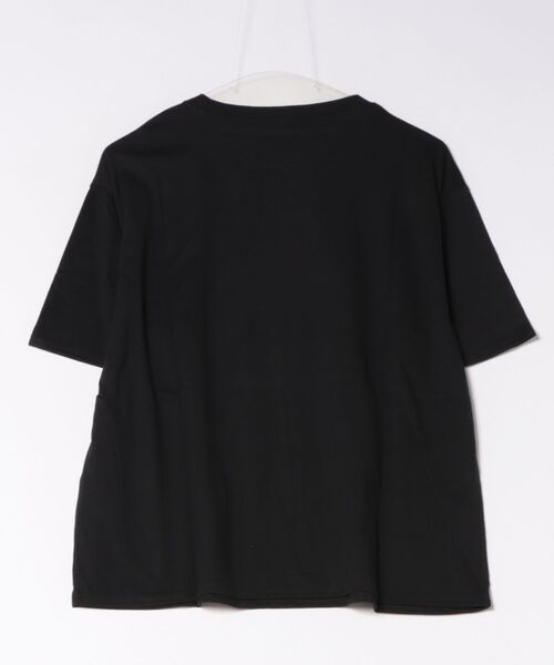 LAUTRE COTE（ロウトレコウト）の「ビッグシルエットラバープリントTEE（Tシャツ/カットソー・レディース・ブラック/チャコールグレー/ホワイト・FREE）」の6枚目の写真