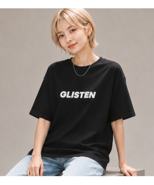 LAUTRE COTE（ロウトレコウト）の「ビッグシルエットラバープリントTEE（Tシャツ/カットソー・レディース・ブラック/チャコールグレー/ホワイト・FREE）」の2枚目の写真