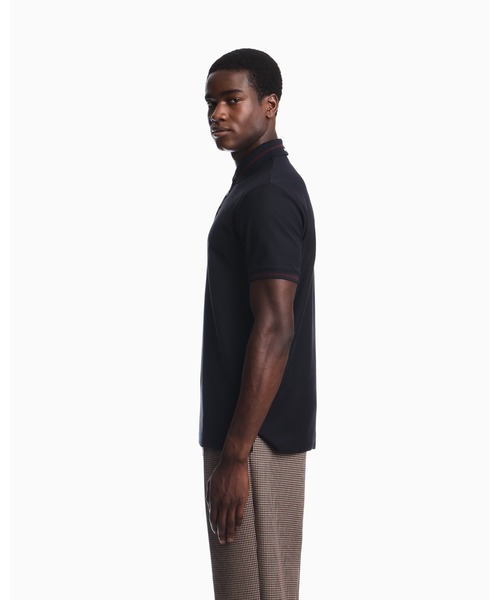 EMPORIO ARMANI(エンポリオアルマーニ)の「【エンポリオ アルマーニ】レギュラーフィット ポロシャツ コットンピケ イーグルロゴ(ポロシャツ・メンズ・ネイビー・X-LARGE/SMALL/MEDIUM/LARGE/X-SMALL)」の6枚目の写真