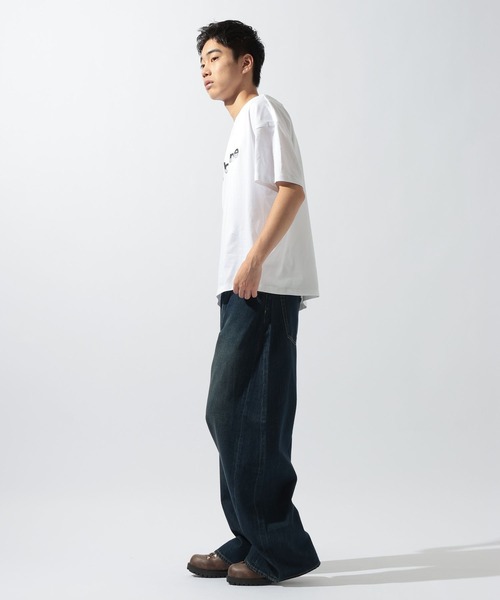 NEW BALANCE（ニューバランス）の「【New Balance(ニューバランス)】Trackside ショートスリーブTシャツ（Tシャツ/カットソー・メンズ・ネイビー/ホワイト・LARGE）」の4枚目の写真