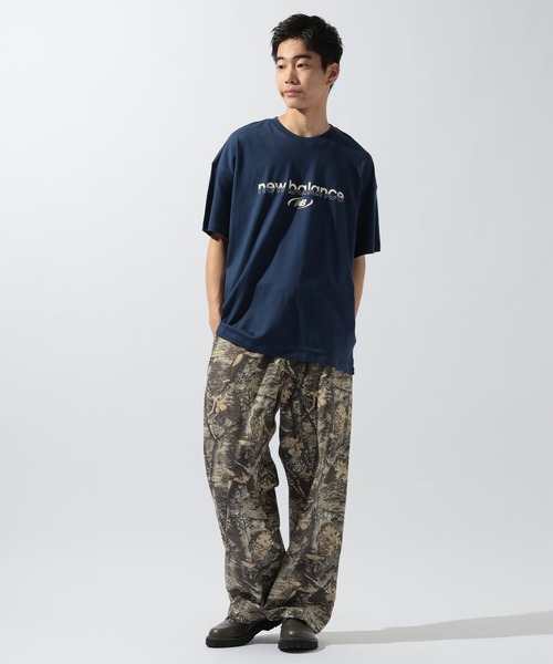 NEW BALANCE（ニューバランス）の「【New Balance(ニューバランス)】Trackside ショートスリーブTシャツ（Tシャツ/カットソー・メンズ・ネイビー/ホワイト・LARGE）」の6枚目の写真