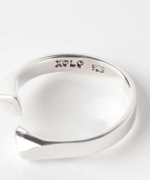 XOLO(ショロ)の「XOLO STEM RING(リング・メンズ・シルバー・LARGE)」の3枚目の写真