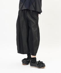 マーブルデニムパンツ