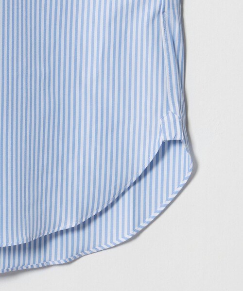 UNITED ARROWS(ユナイテッドアローズ)の「THOMAS MASON ロンドンストライプ ワイドカラーシャツ(シャツ/ブラウス・メンズ・ライトブルー/ブラウン系・39cm/40cm/41cm)」の7枚目の写真