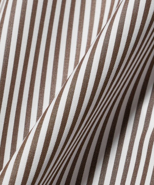 UNITED ARROWS(ユナイテッドアローズ)の「THOMAS MASON ロンドンストライプ ワイドカラーシャツ(シャツ/ブラウス・メンズ・ライトブルー/ブラウン系・39cm/40cm/41cm)」の12枚目の写真