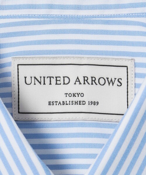 UNITED ARROWS(ユナイテッドアローズ)の「THOMAS MASON ロンドンストライプ ワイドカラーシャツ(シャツ/ブラウス・メンズ・ライトブルー/ブラウン系・39cm/40cm/41cm)」の13枚目の写真