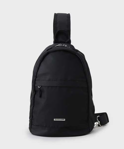 THE SHOP TK (ザ ショップ ティーケー )の「ビッグ ワンショルダーボディバッグ(ボディバッグ/ウエストポーチ・メンズ・ブラック系5/ブラック・00)」の9枚目の写真