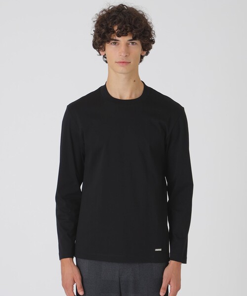 BLACK LABEL CRESTBRIDGE(ブラックレーベル・クレストブリッジ)の「マーセライズドレスカットソー(Tシャツ/カットソー・メンズ・オフホワイト/ブラック・L/M/XL)」の14枚目の写真
