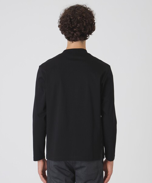 BLACK LABEL CRESTBRIDGE(ブラックレーベル・クレストブリッジ)の「マーセライズドレスカットソー(Tシャツ/カットソー・メンズ・オフホワイト/ブラック・L/M/XL)」の16枚目の写真