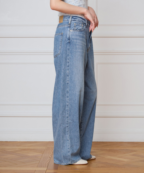 NEEDBY heritage(ニードバイヘリテージ)の「NEEDBY heritage ニードバイヘリテージ MILEY L85307237(デニムパンツ・レディース・ネイビー/サックスブルー・25/26/24/27)」の18枚目の写真