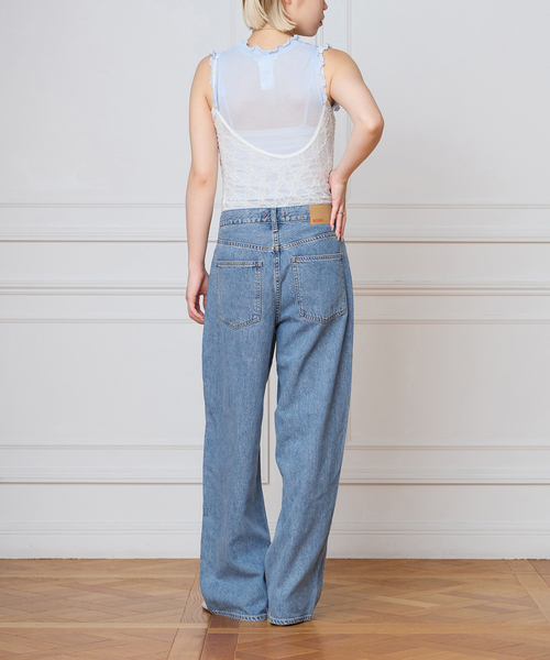 NEEDBY heritage(ニードバイヘリテージ)の「NEEDBY heritage ニードバイヘリテージ MILEY L85307237(デニムパンツ・レディース・ネイビー/サックスブルー・25/26/24/27)」の22枚目の写真