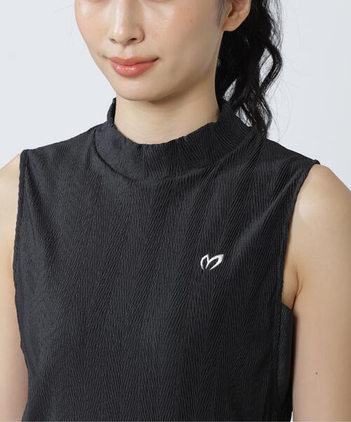 MASTER BUNNY EDITION(マスターバニーエディション)の「フルダルプリーツ スリーブレスモックネックカットソー(Tシャツ/カットソー・レディース・グレー系その他2/ホワイト・MEDIUM)」の6枚目の写真