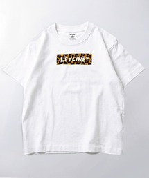Leyline | 【Leyline】Animal box logo kids tee / 親子リンク 親子お揃い レオパード柄 ボックスロゴTシャツ(Tシャツ/カットソー)