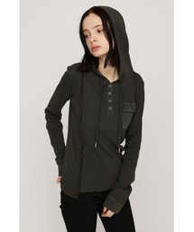 HENLEY HOOD TOPS ヘンリーフードトップス 秋服 冬服
