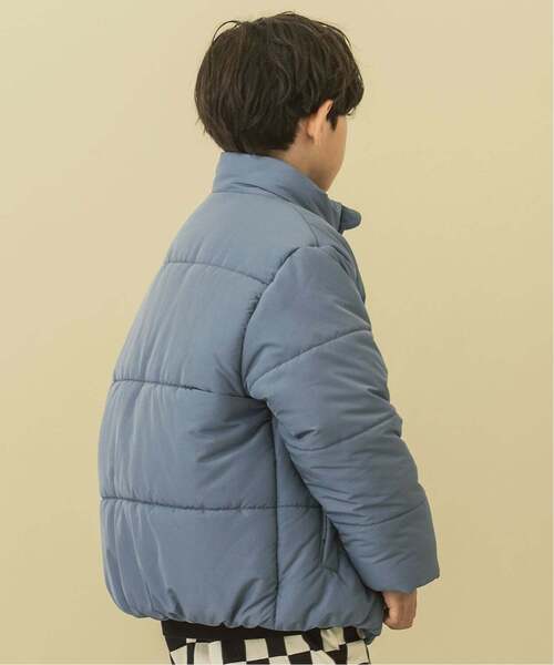 and D. petit main（アンドディープティマイン）の「【予約商品】【洗える】中綿ジャケット（ブルゾン・キッズ・サックスブルー/ライトカーキ/パープル/ブラック・100cm/120cm/110cm/140cm/130cm）」の5枚目の写真