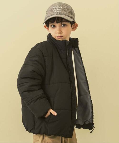 and D. petit main（アンドディープティマイン）の「【予約商品】【洗える】中綿ジャケット（ブルゾン・キッズ・サックスブルー/ライトカーキ/パープル/ブラック・100cm/120cm/110cm/140cm/130cm）」の15枚目の写真