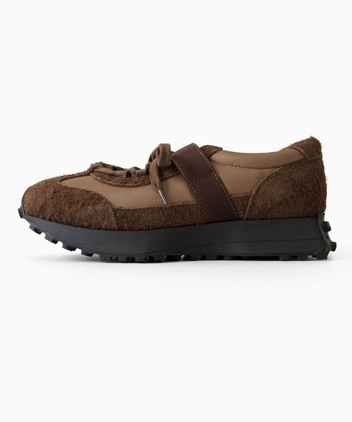 Minnetonka（ミネトンカ）の「MINNETONKA（ミネトンカ） / メリージェーンボアスニーカー 26M06（スニーカー・レディース・ブラック/ダークブラウン・9/6/7/10/8）」の10枚目の写真