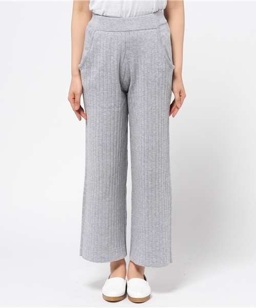 CIAOPANIC(チャオパニック)の「【Ciaopanic】 RIBワイドPT(その他パンツ・レディース・ブラック/グレー・FREE)」の6枚目の写真