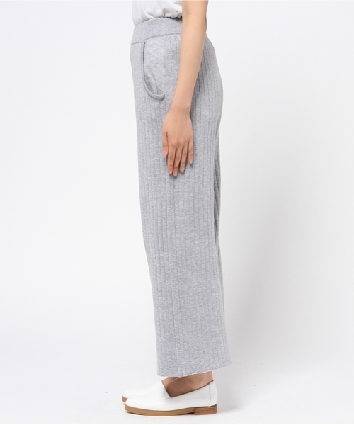 CIAOPANIC(チャオパニック)の「【Ciaopanic】 RIBワイドPT(その他パンツ・レディース・ブラック/グレー・FREE)」の7枚目の写真