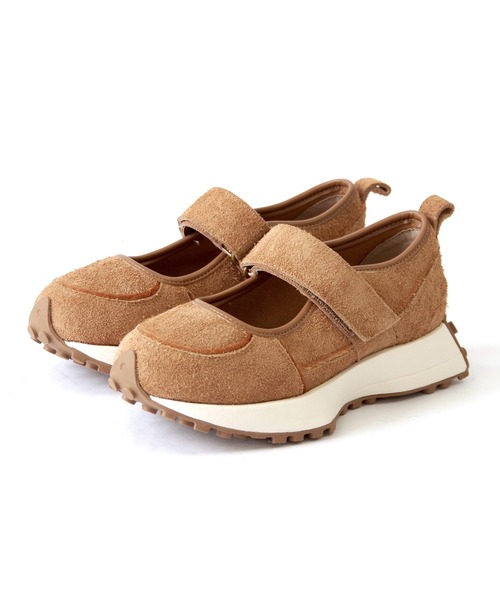 Minnetonka(ミネトンカ)の「MINNETONKA(ミネトンカ) / メリージェーンスニーカー 26M05(スニーカー・レディース・ベージュ/ブラウン/オフホワイト/ブラック・10/9/6/8/7)」の4枚目の写真