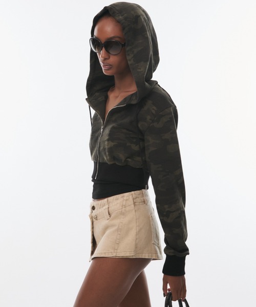 BLONDEY(ブロンディ)の「CARGO WRAP SHORTS(カーゴパンツ・レディース・ブラック/ベージュ・FREE)」の7枚目の写真