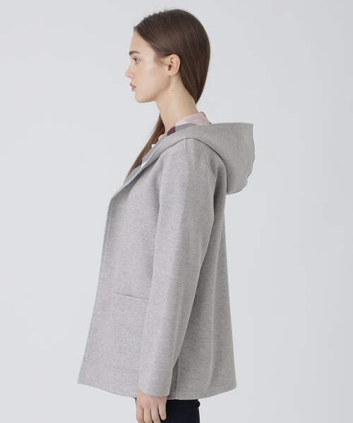 BLUE LABEL CRESTBRIDGE（ブルーレーベルクレストブリッジ）の「リバーシブルダンボールコーディガン（ブルゾン・レディース・ベージュ/グレー系その他/ブラック・38）」の22枚目の写真