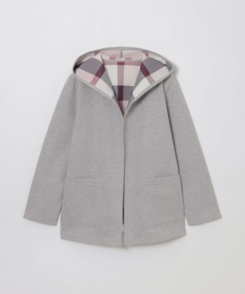 BLUE LABEL CRESTBRIDGE（ブルーレーベルクレストブリッジ）の「リバーシブルダンボールコーディガン（ブルゾン・レディース・ベージュ/グレー系その他/ブラック・38）」の15枚目の写真