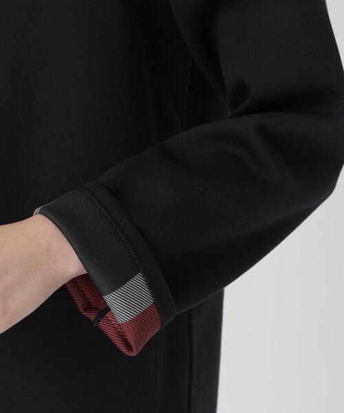 BLUE LABEL CRESTBRIDGE（ブルーレーベルクレストブリッジ）の「リバーシブルダンボールコーディガン（ブルゾン・レディース・ベージュ/グレー系その他/ブラック・38）」の9枚目の写真