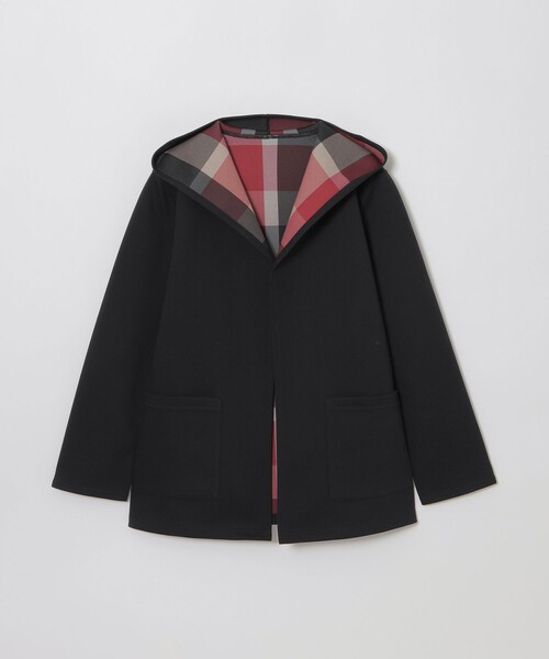BLUE LABEL CRESTBRIDGE（ブルーレーベルクレストブリッジ）の「リバーシブルダンボールコーディガン（ブルゾン・レディース・ベージュ/グレー系その他/ブラック・38）」の11枚目の写真