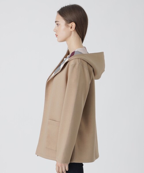 BLUE LABEL CRESTBRIDGE（ブルーレーベルクレストブリッジ）の「リバーシブルダンボールコーディガン（ブルゾン・レディース・ベージュ/グレー系その他/ブラック・38）」の14枚目の写真