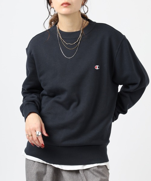 Champion(チャンピオン)の「クルーネックスウェットシャツ(スウェット・メンズ・グレー/ブラック/ネイビー・M/L/XL/S)」の3枚目の写真