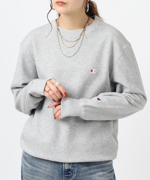 Champion(チャンピオン)の「クルーネックスウェットシャツ(スウェット・メンズ・グレー/ブラック/ネイビー・M/L/XL/S)」の1枚目の写真