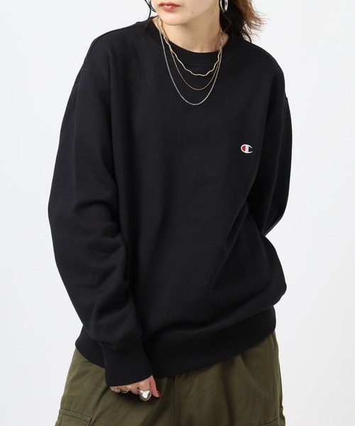 Champion(チャンピオン)の「クルーネックスウェットシャツ(スウェット・メンズ・グレー/ブラック/ネイビー・M/L/XL/S)」の2枚目の写真