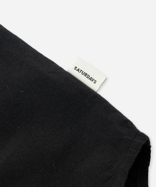 Saturdays NYC(サタデーズ ニューヨークシティ )の「Hanley Chambray Melange Shirt(シャツ/ブラウス・メンズ・ブラック/サックスブルー・L/M)」の12枚目の写真