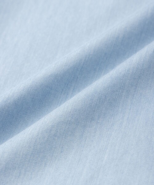 Saturdays NYC(サタデーズ ニューヨークシティ )の「Hanley Chambray Melange Shirt(シャツ/ブラウス・メンズ・ブラック/サックスブルー・L/M)」の8枚目の写真
