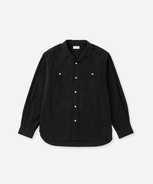 Saturdays NYC(サタデーズ ニューヨークシティ )の「Hanley Chambray Melange Shirt(シャツ/ブラウス・メンズ・ブラック/サックスブルー・L/M)」の19枚目の写真
