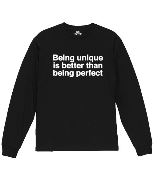 NOBOUND(ノーバウンド)の「NOBOUND(ノーバウンド) 長袖Tシャツ メッセージロゴ プリント レギュラーシルエット ロンT トップス カットソー レディース(Tシャツ/カットソー・レディース・ブラック/ホワイト/ネイビー・S)」の1枚目の写真