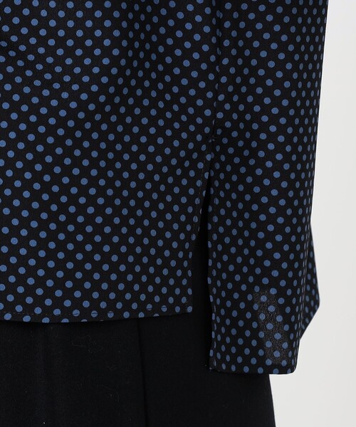 BALLSEY(ボールジィ)の「ドットプリント ボウタイブラウス(シャツ/ブラウス・レディース・ブラウン系その他/ブルー系その他・36)」の10枚目の写真