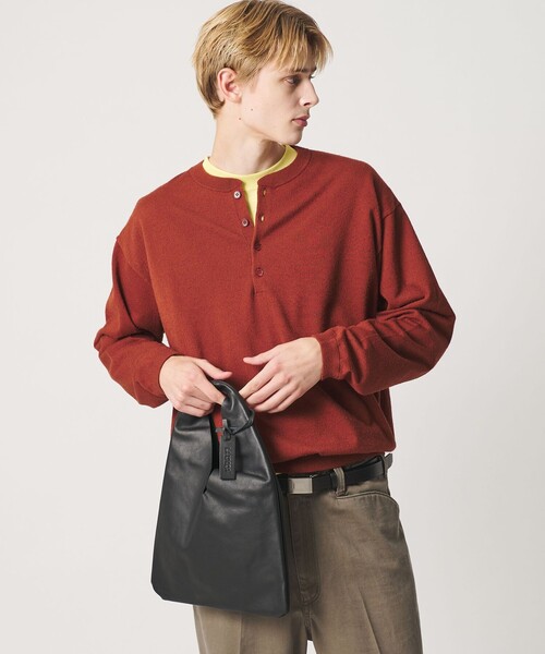BEAUTY&YOUTH UNITED ARROWS(ビューティーアンドユースユナイテッドアローズ)の「<LA UNIQA>レザー トートバッグ(トートバッグ・メンズ・ブラック・FREE)」の2枚目の写真
