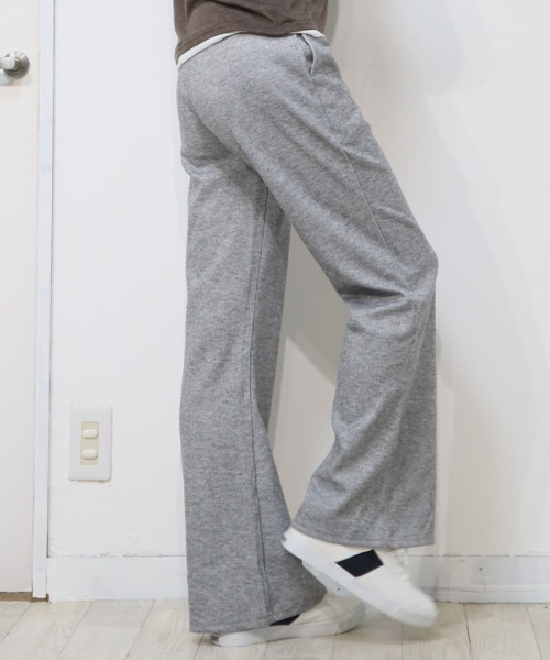 DISKEEN SURE(ディスキーンシュアー)の「絶妙なシューカットで美脚見え!ジャージタッチフレアパンツ(その他パンツ・レディース・チャコール/ブラック/グレー・FREE)」の14枚目の写真