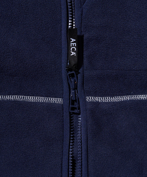 AECA(エイカ)の「AECA EVERLIGHT FLEECE ZIP UP HOODIE-NAVY(その他アウター・レディース・その他・S/M/L)」の5枚目の写真