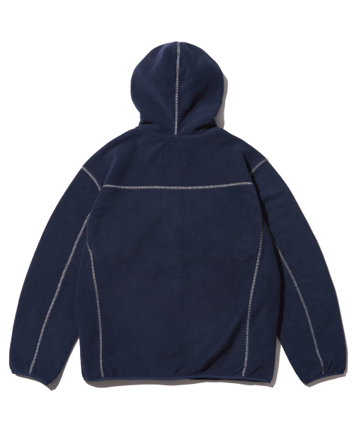 AECA(エイカ)の「AECA EVERLIGHT FLEECE ZIP UP HOODIE-NAVY(その他アウター・レディース・その他・S/M/L)」の7枚目の写真